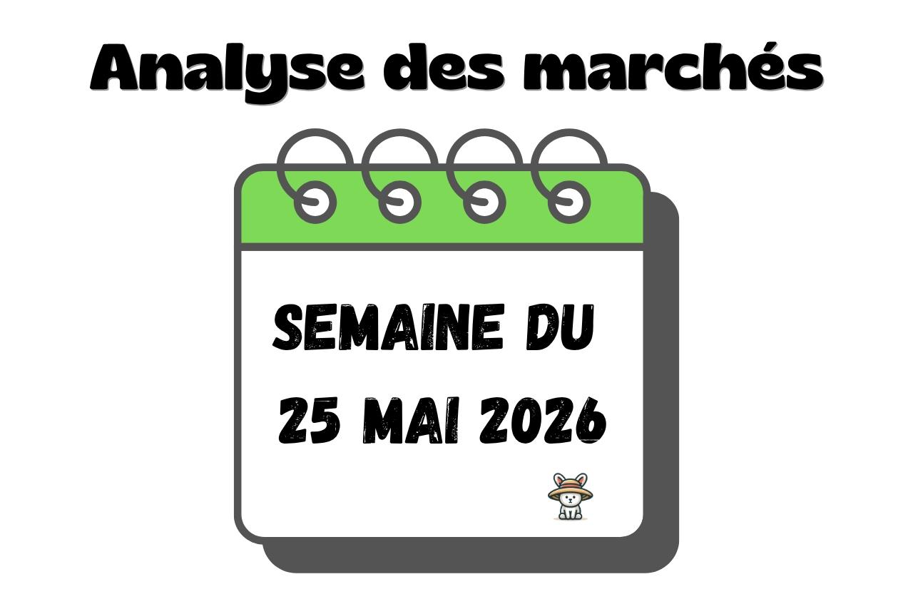 Mon analyse des marchés pour la semaine du 25 mai 2026 : indices US, or et VIX