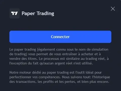 Paper Trading, plateforme de trading en démo