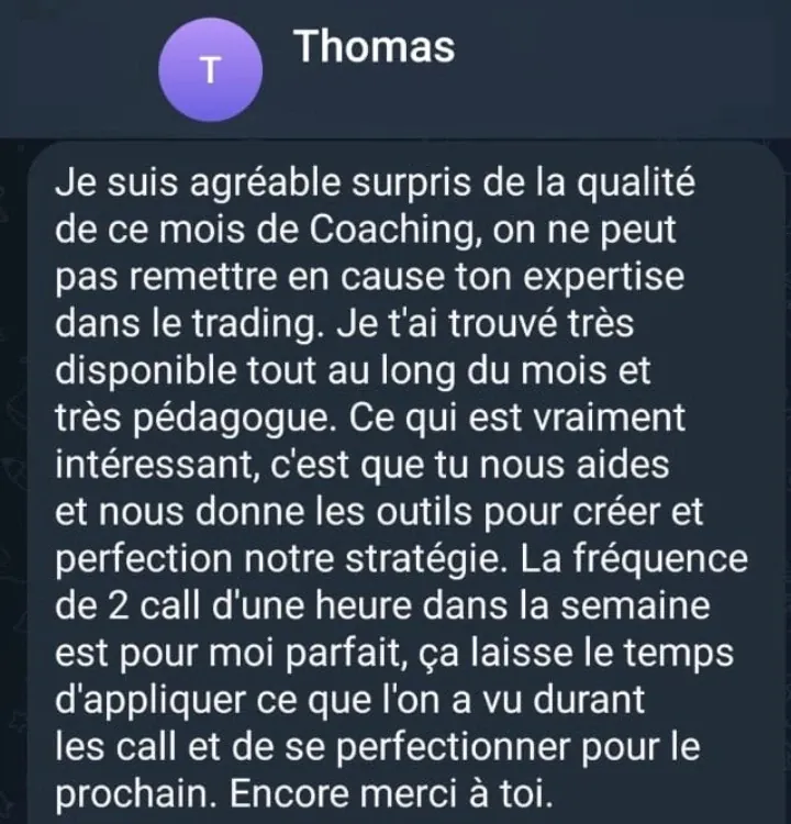 Témoignage de Thomas